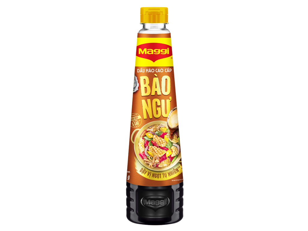 Dầu hào cao cấp Maggi bào ngư chai 350g / Oyster souce with Abalone