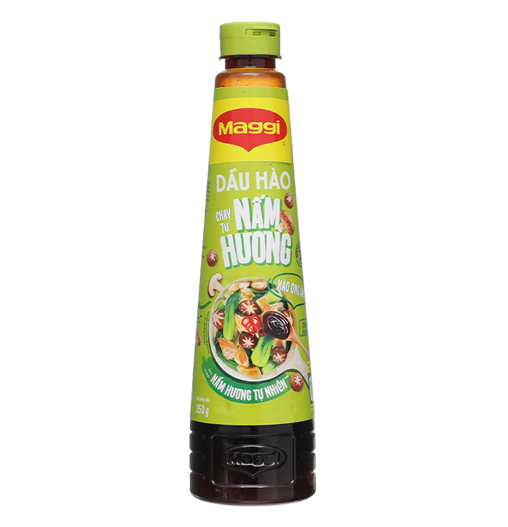 Dầu hào chay Maggi nấm hương chai 350g / Oyster souce Vegetables with Mushrom 350 gr